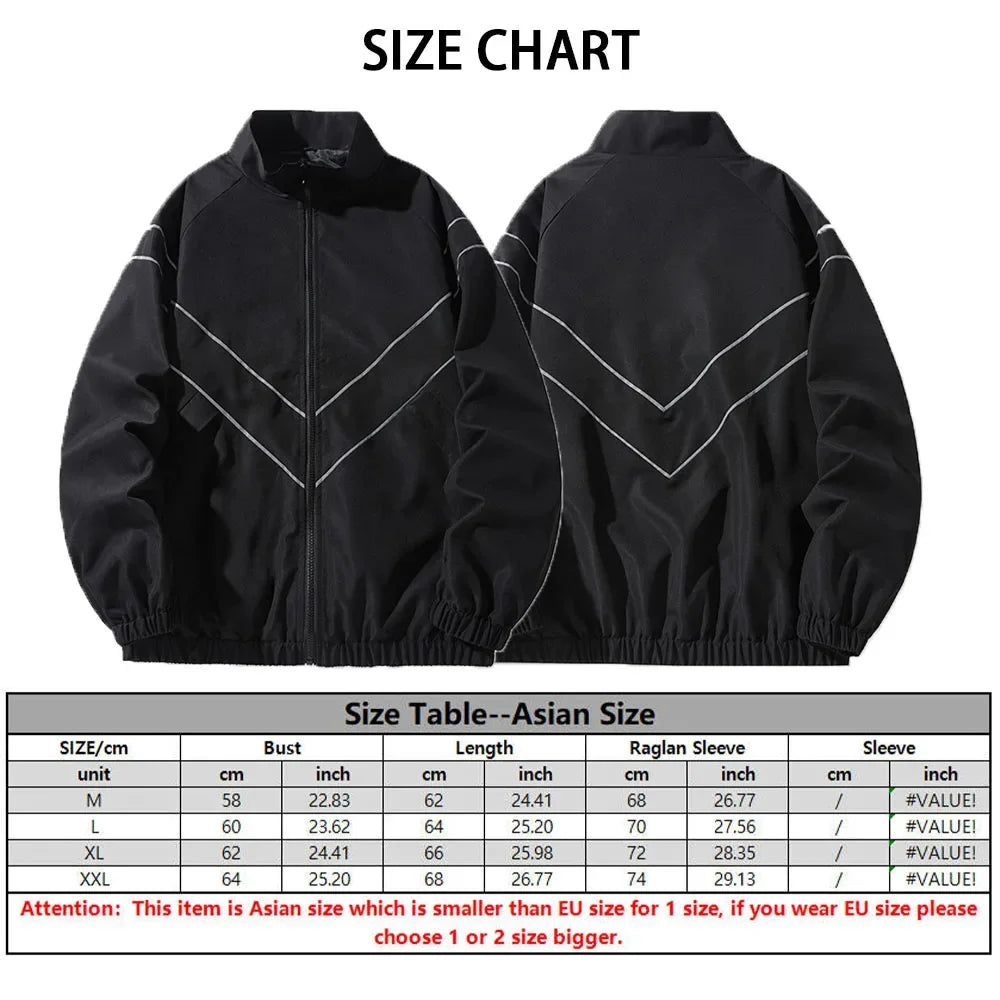 Oversized Streetwear Bomber Jacket