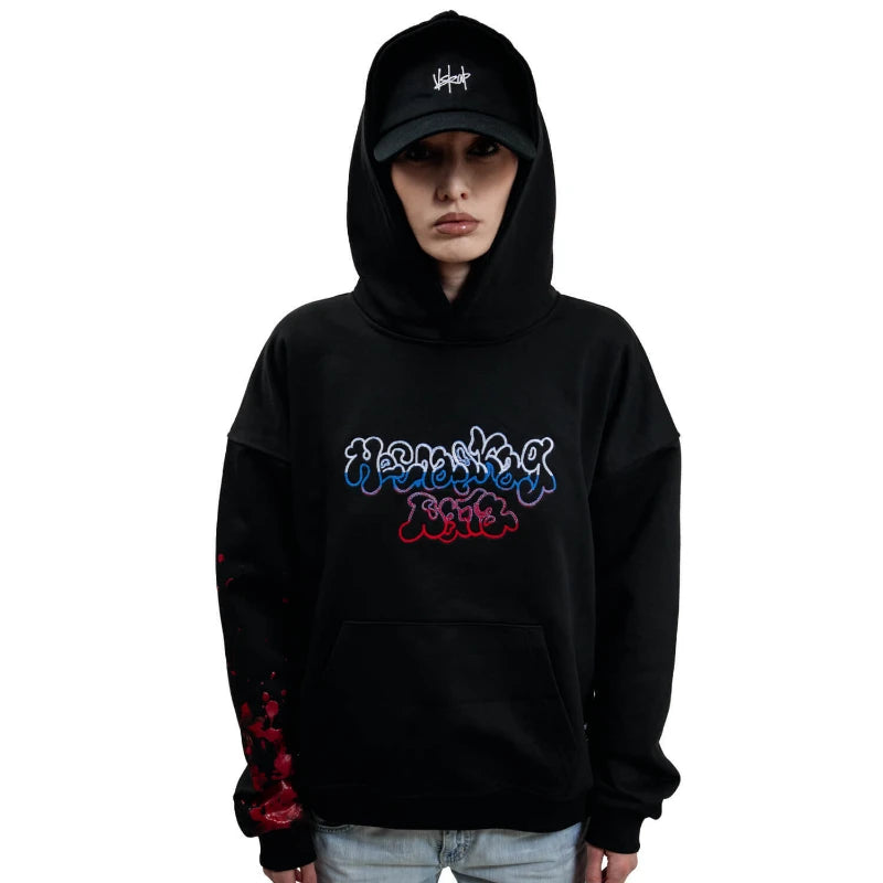 Retro Zip Up Hoodie