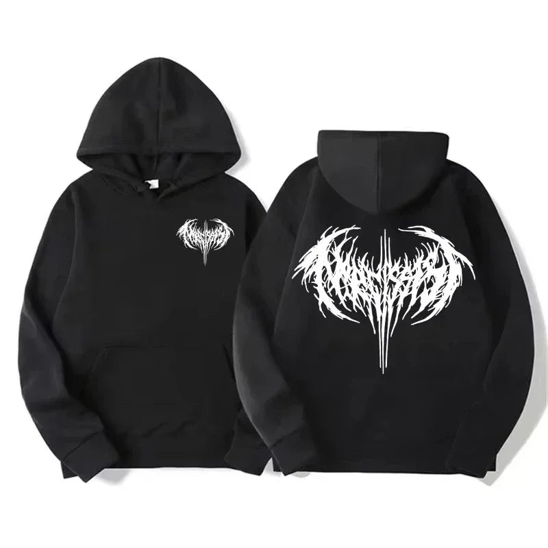 Letter Portrait Wash Hoodie