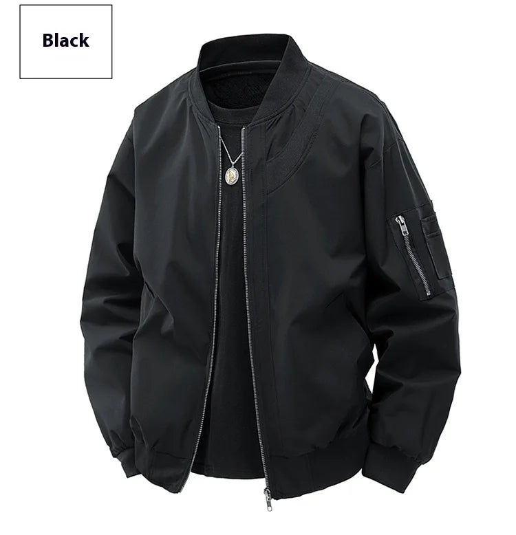 Casual Varsity Bomber Jacket