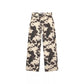 Patchwork Wide Leg Denim Pants