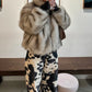 Patchwork Wide Leg Denim Pants