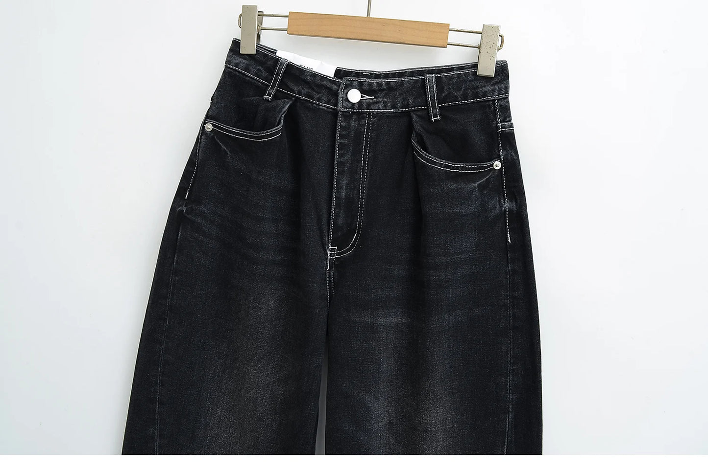 Cow Print Baggy Jeans