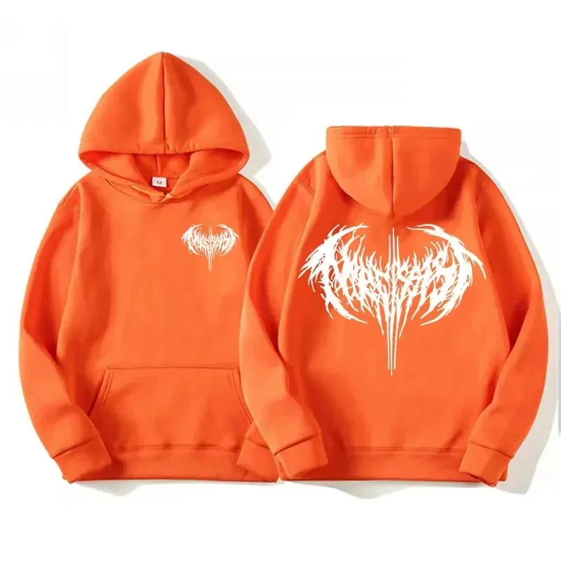 Letter Portrait Wash Hoodie