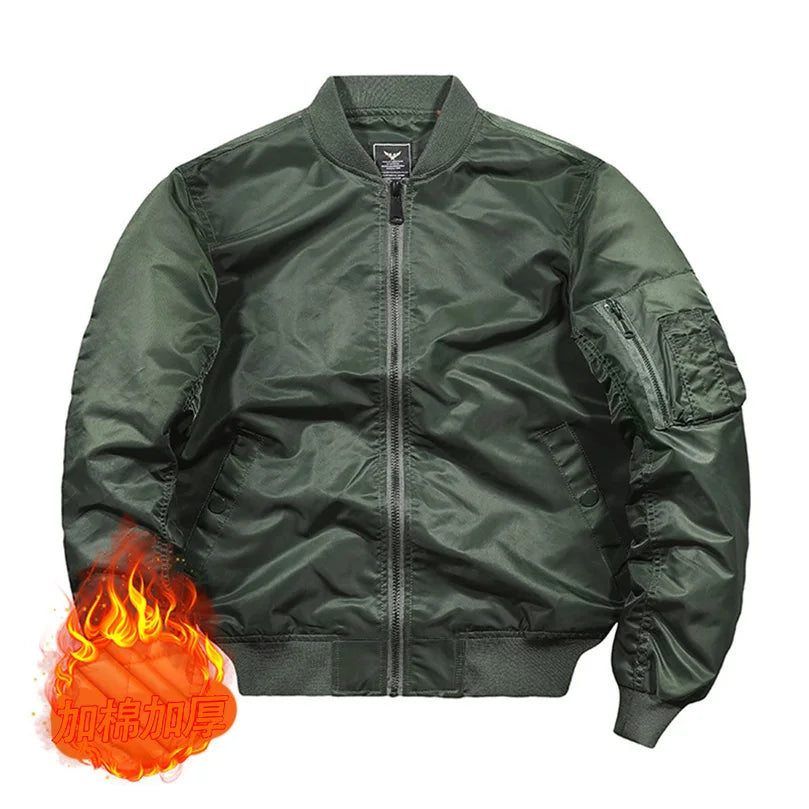 Padded Varsity Bomber Jacket