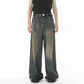 Straight Leg Baggy Denim Pants
