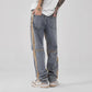 Drawstring Wide Leg Denim Pants