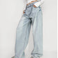 Cow Print Baggy Jeans