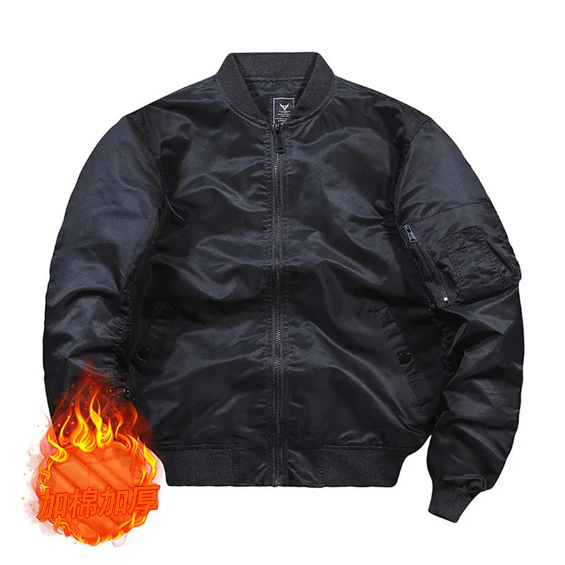 Padded Varsity Bomber Jacket