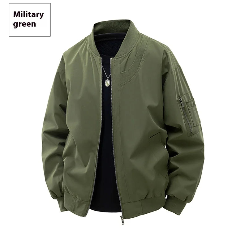 Casual Varsity Bomber Jacket