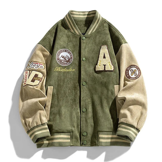 Embroidered Varsity Street Jacket