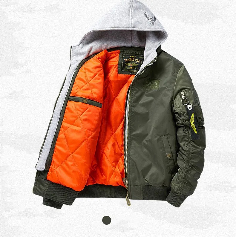 Thick Hooded Street Bomber
