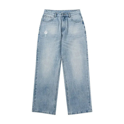 Retro Washed Baggy Jeans