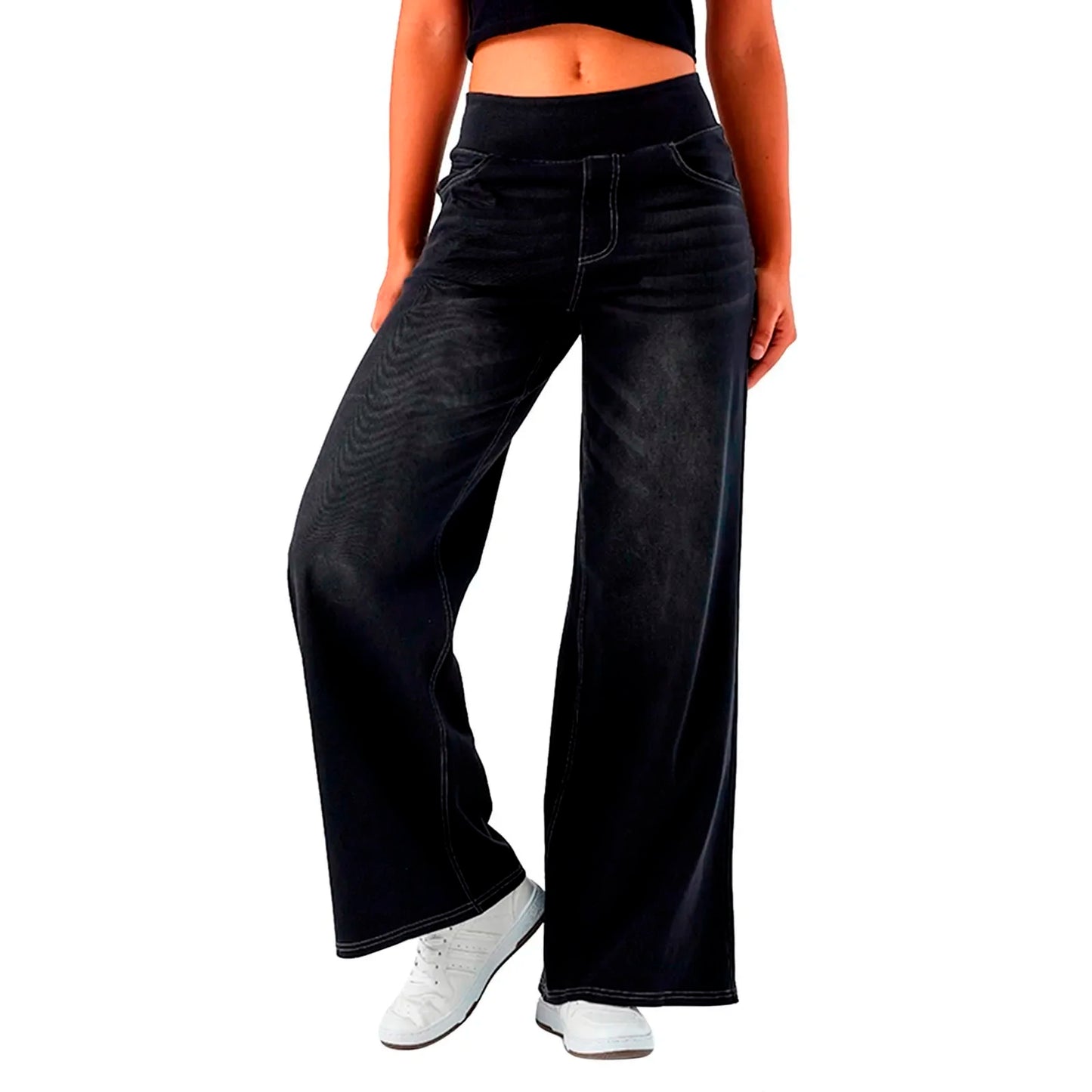High Waist Baggy Denim Pants