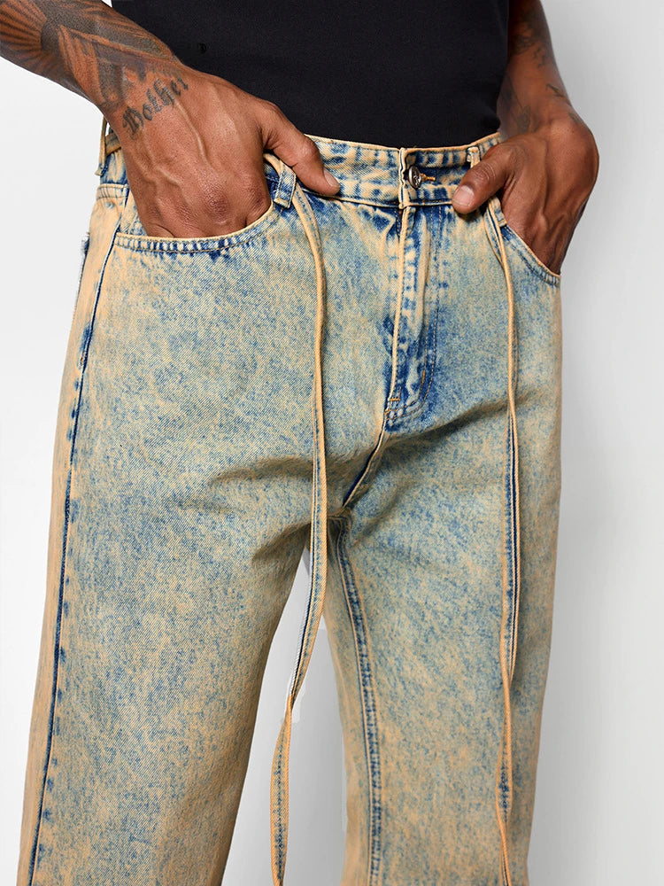 Black Washed Street Jeans