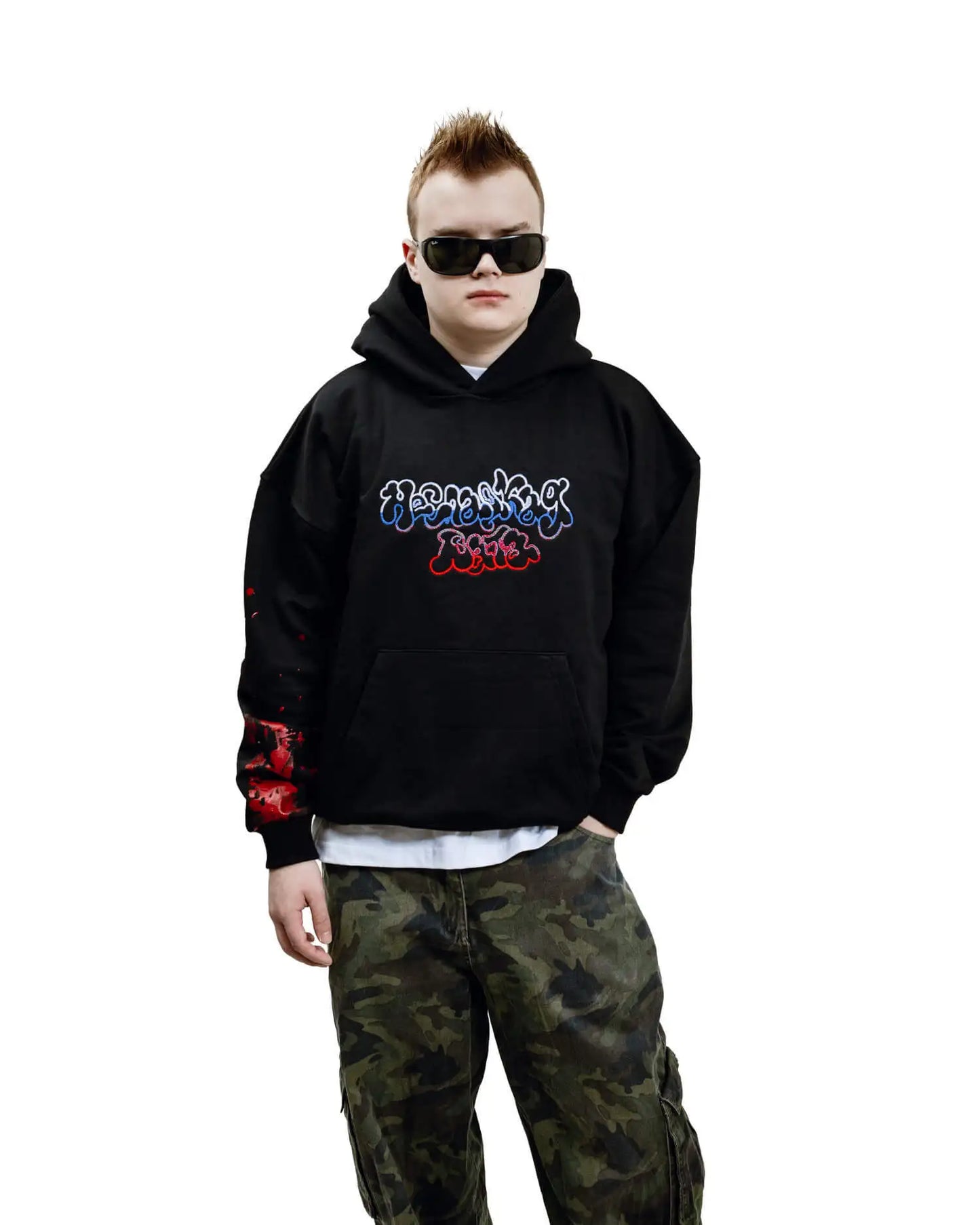 Retro Zip Up Hoodie