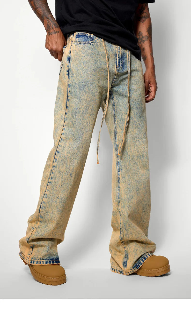 Black Washed Street Jeans