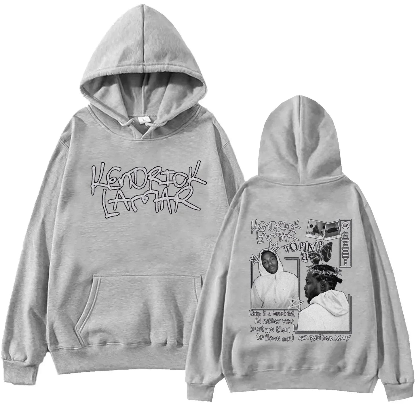 Layered Turtleneck Street Hoodie