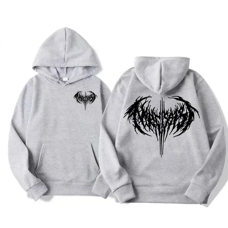 Letter Portrait Wash Hoodie