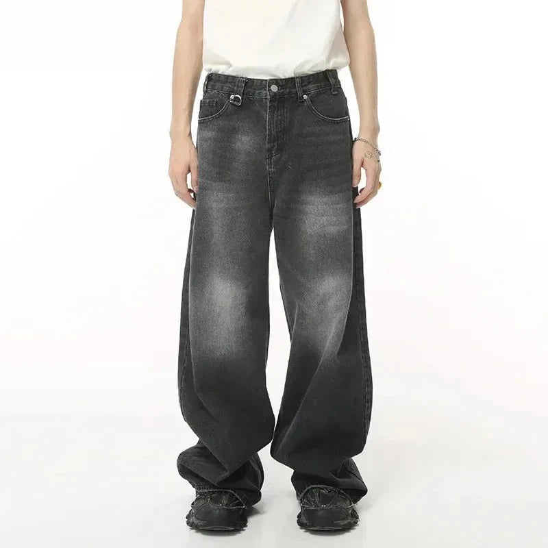 Straight Leg Vintage Baggy Jeans