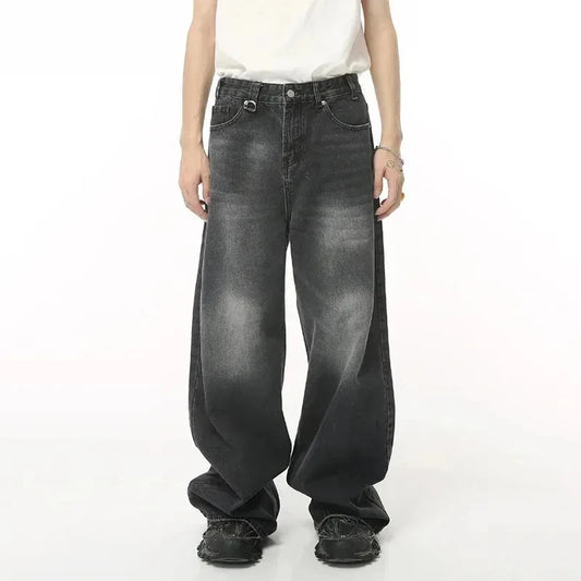 Straight Leg Vintage Baggy Jeans