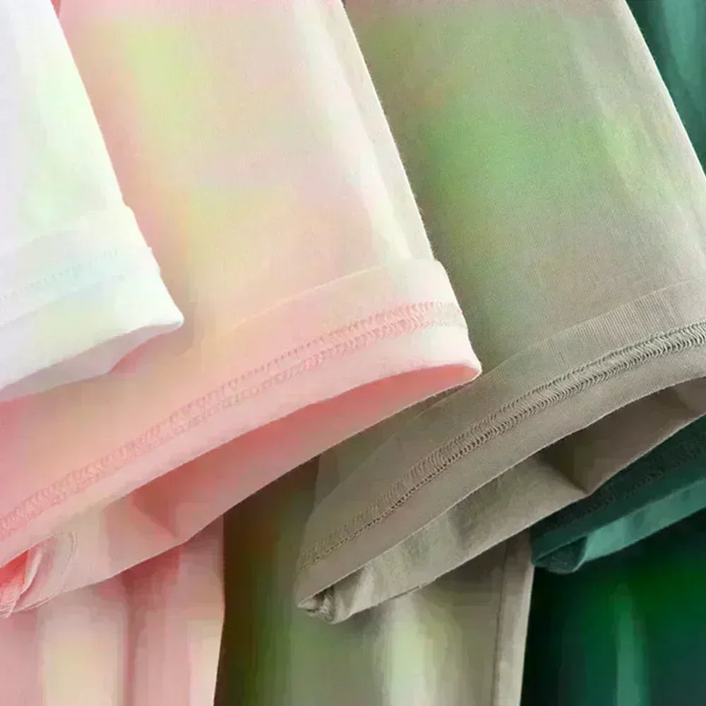 Solid Color Oversized Tee