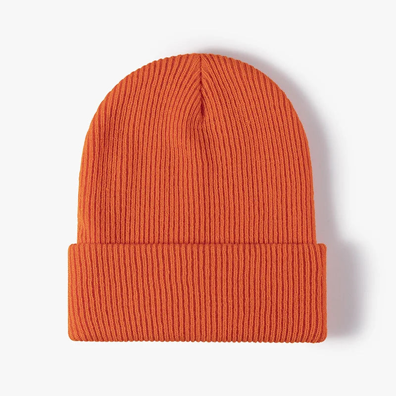 Black Knit Winter Beanie