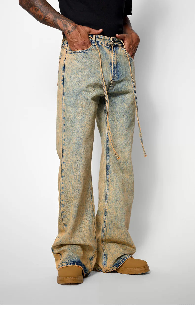 Black Washed Street Jeans
