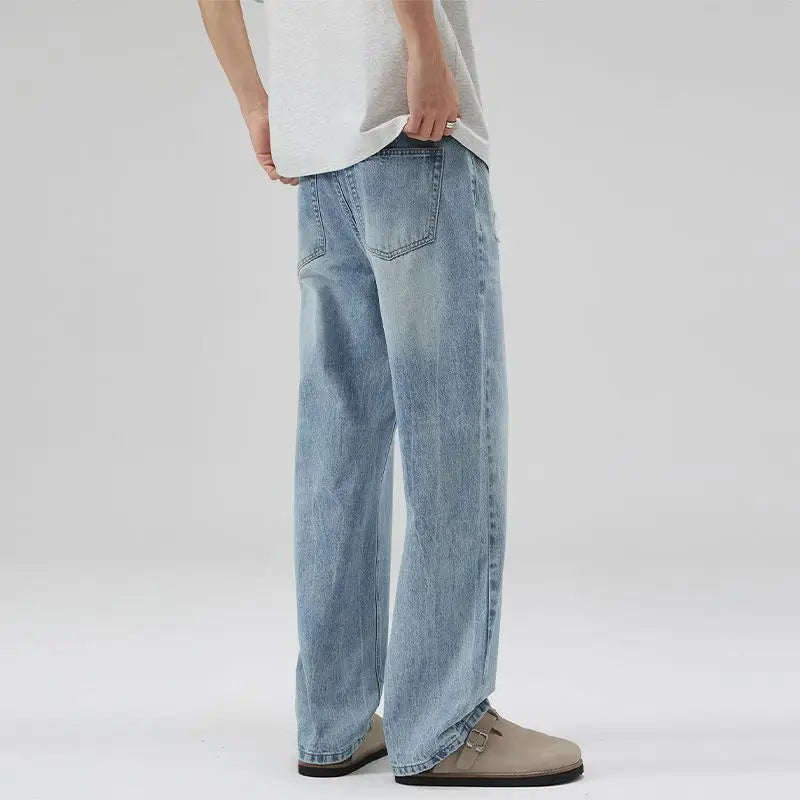 Retro Washed Baggy Jeans