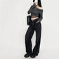 Cow Print Baggy Jeans