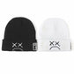 Embroidered Sad Face Beanie