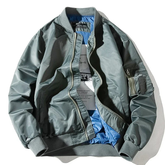 Solid Color Pilot Jacket