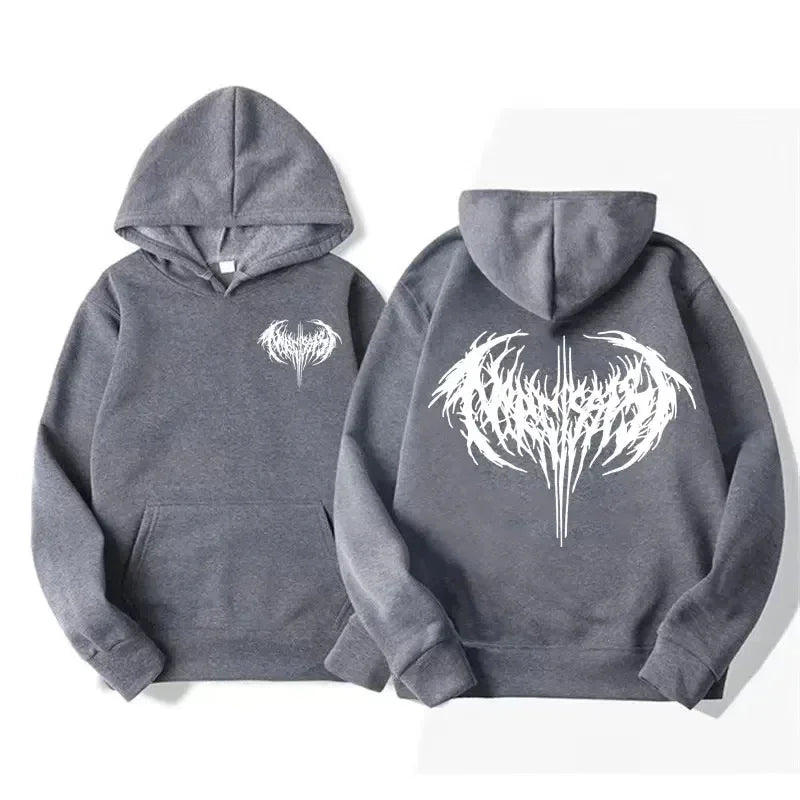 Letter Portrait Wash Hoodie