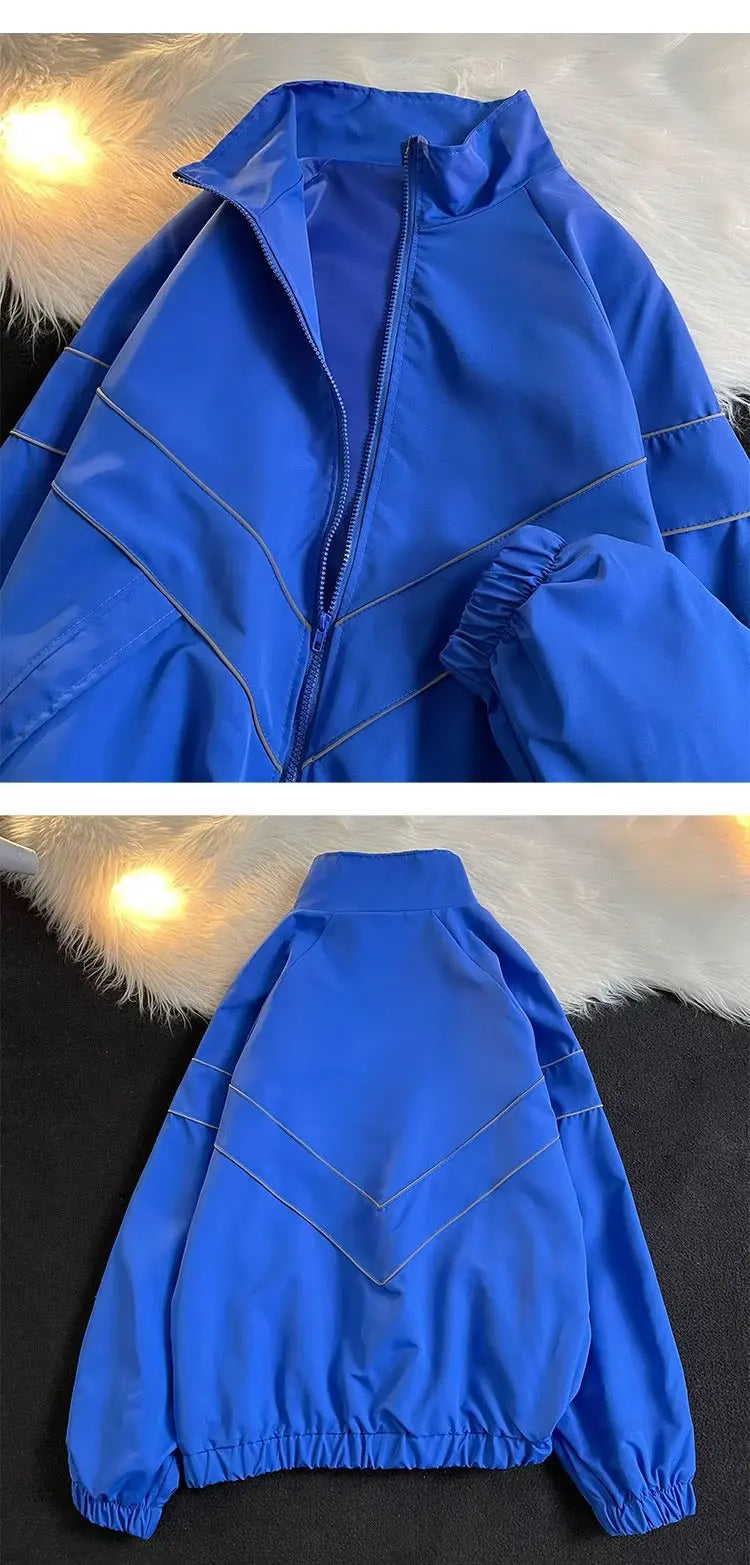 Oversized Streetwear Bomber Jacket