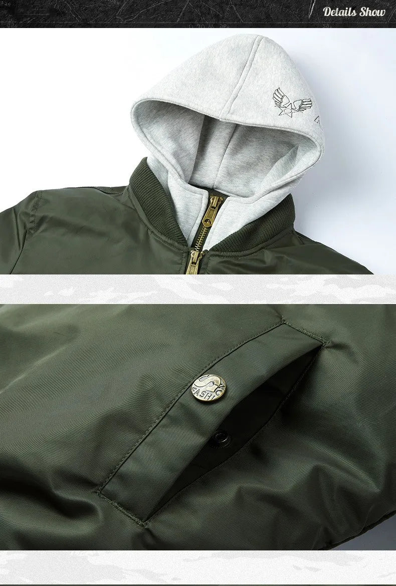 Thick Hooded Street Bomber