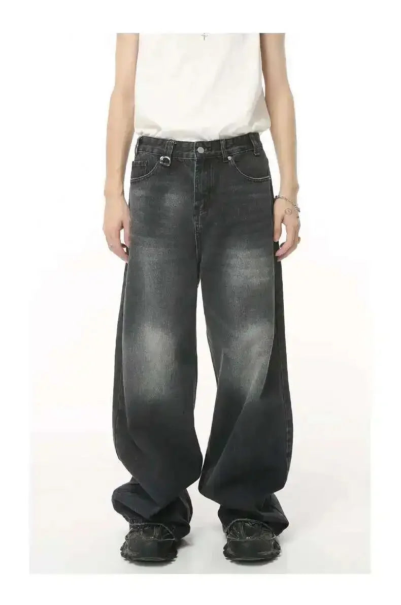 Straight Leg Vintage Baggy Jeans