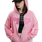 Retro Zip Up Hoodie