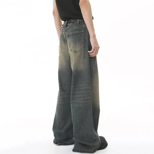 Straight Leg Baggy Denim Pants