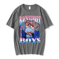 Shadow Print Oversized Tee