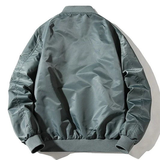 Solid Color Pilot Jacket
