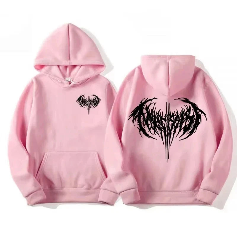 Letter Portrait Wash Hoodie