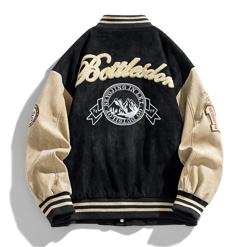 Embroidered Varsity Street Jacket