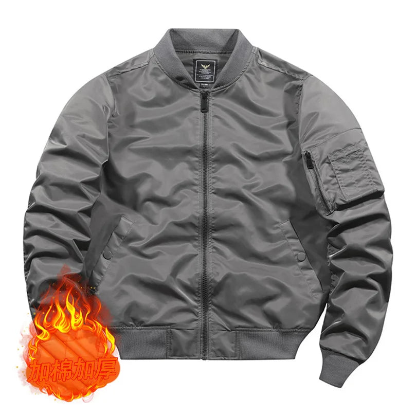 Padded Varsity Bomber Jacket