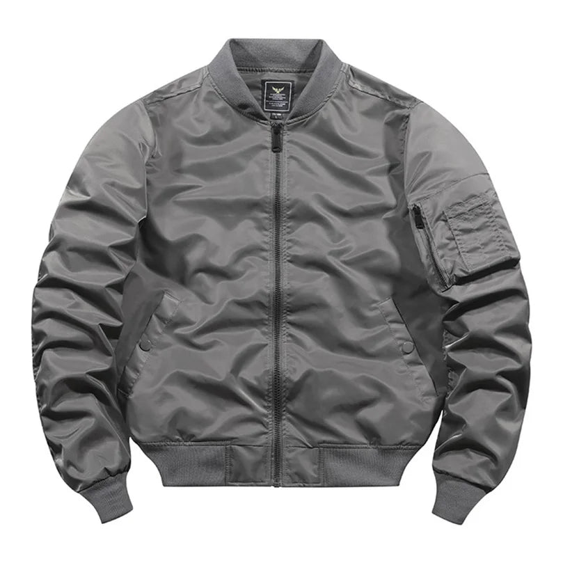 Padded Varsity Bomber Jacket
