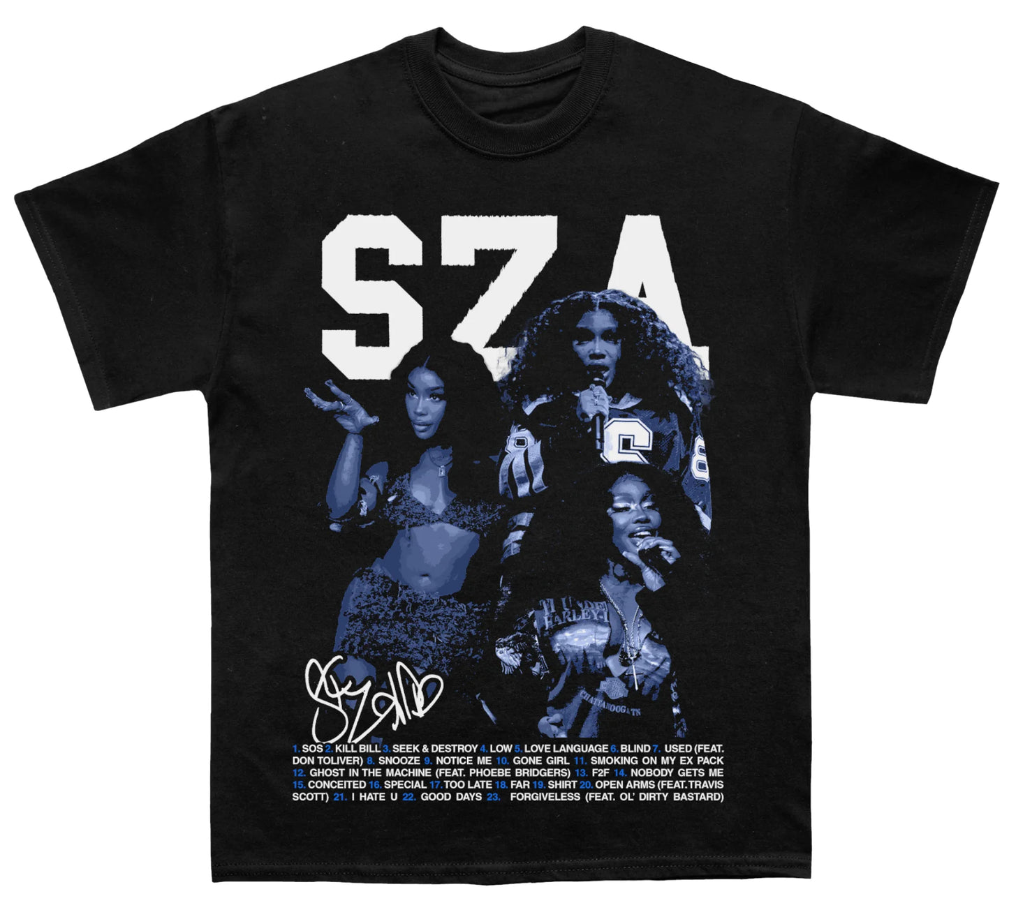 Hip Hop Letter Print Tee