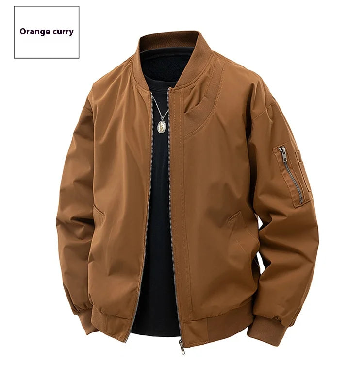 Casual Varsity Bomber Jacket