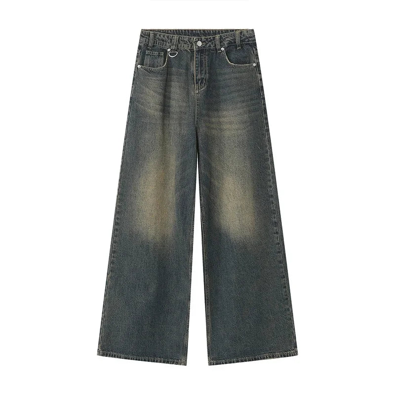 Straight Leg Vintage Baggy Jeans