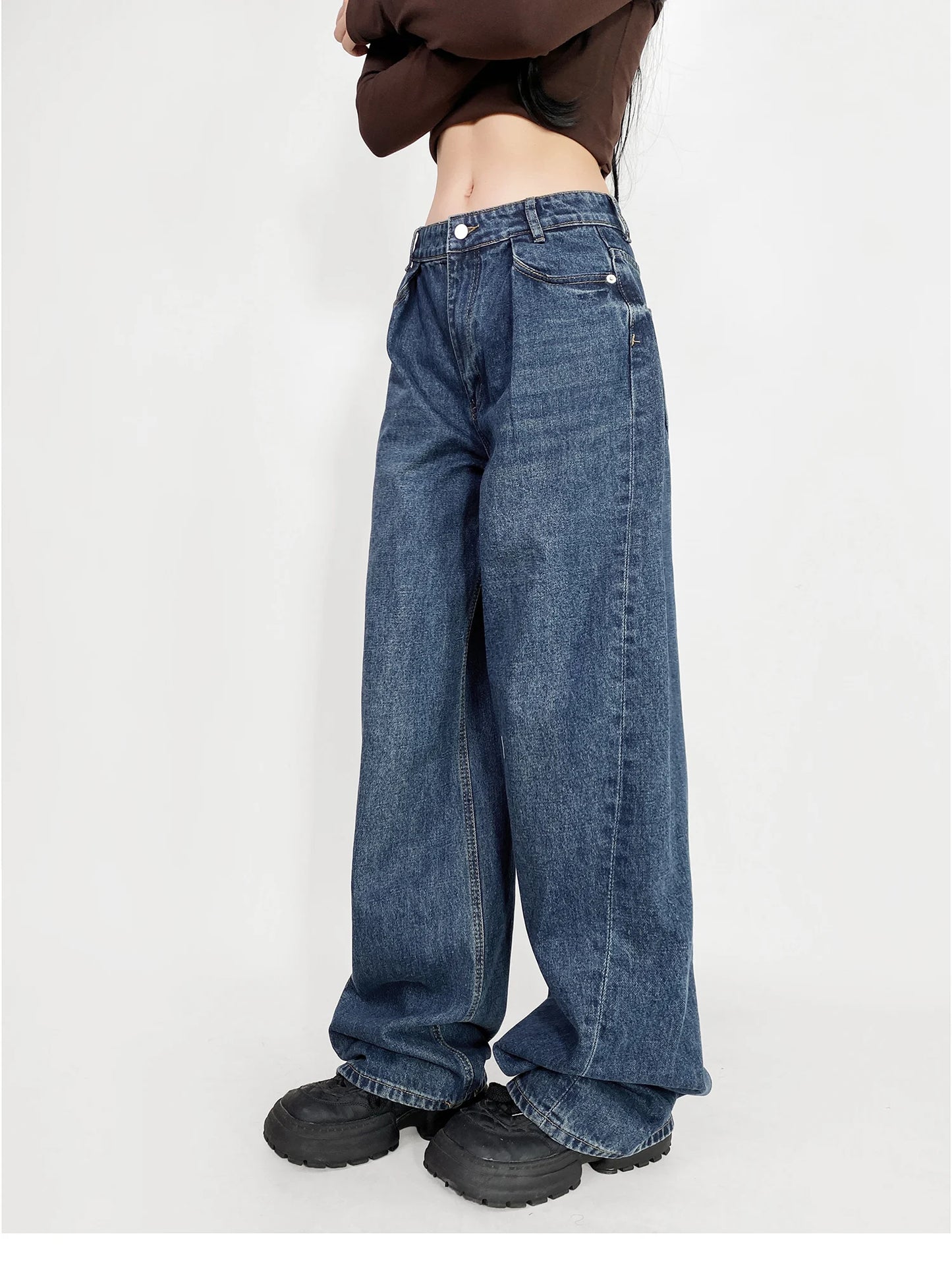 Cow Print Baggy Jeans