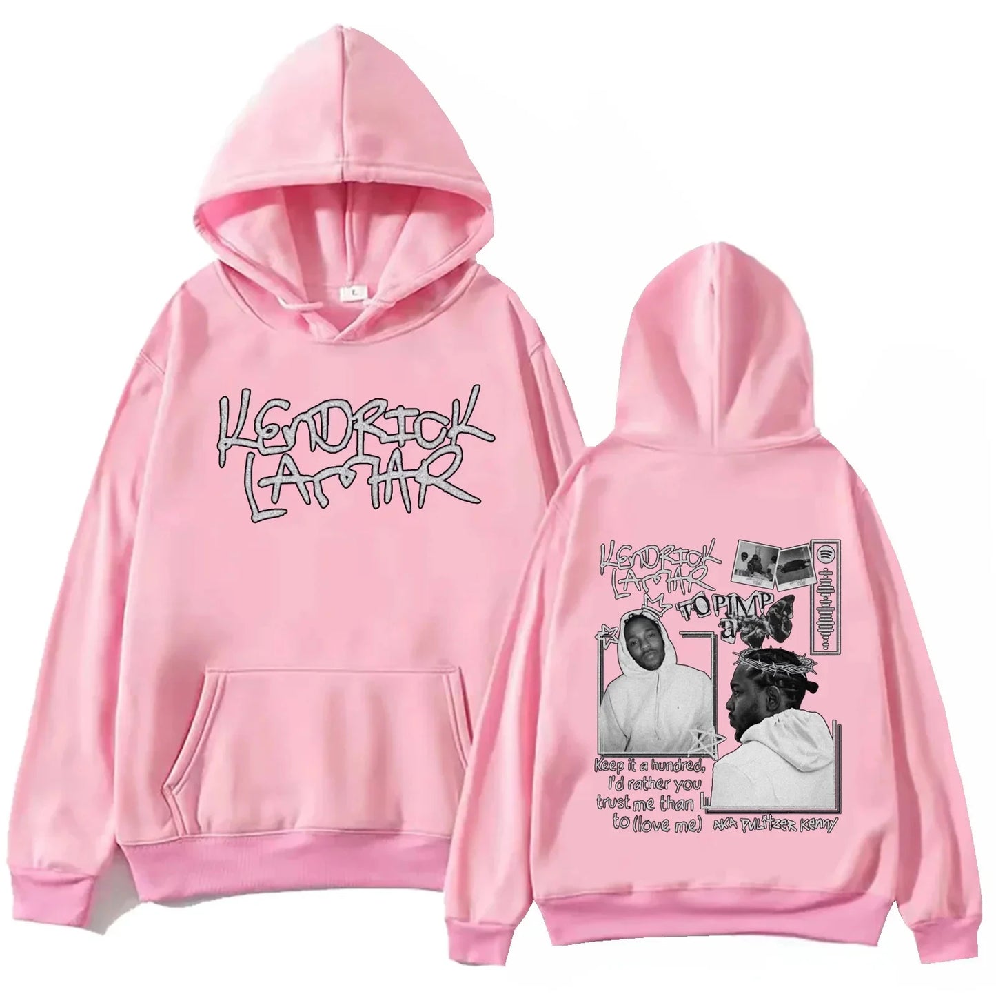 Layered Turtleneck Street Hoodie