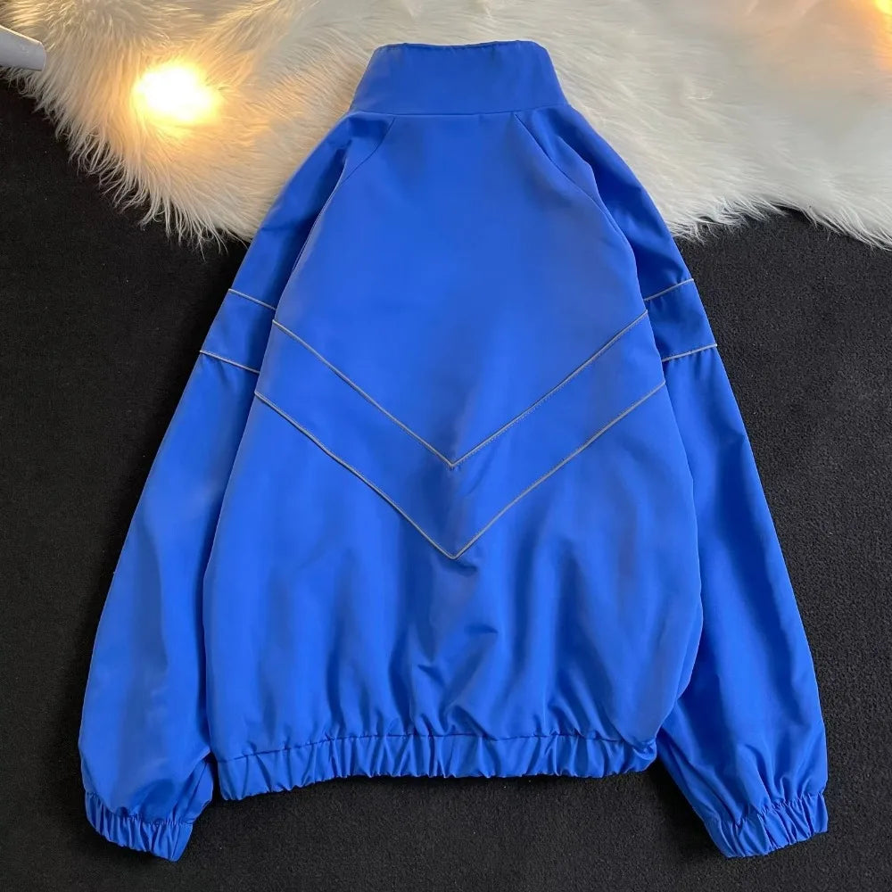 Oversized Streetwear Bomber Jacket
